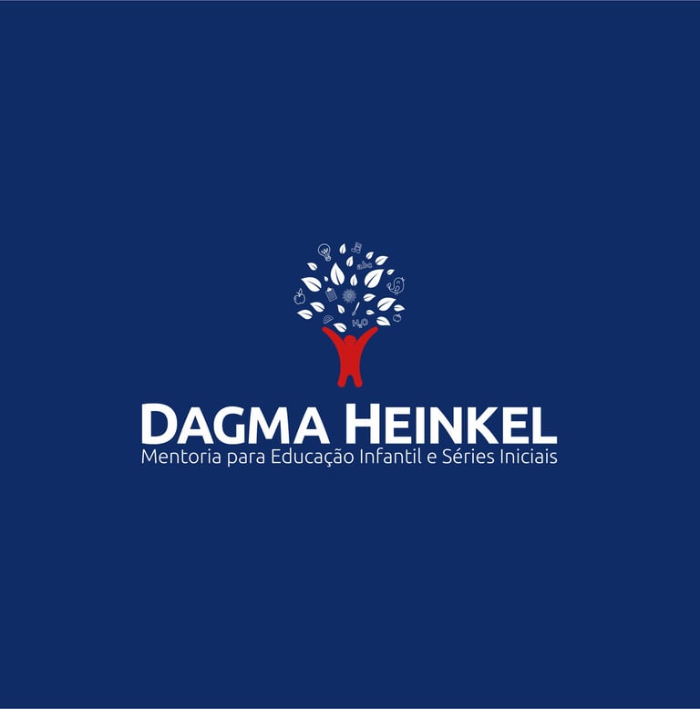 Logo para Dagma Heinkel, mentora de educação infantil, um exemplo de branding com propósito.