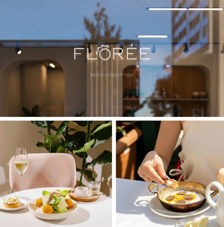 Floree Concept Dubai brunch and pastry bar with elegant dishes and modern dinning experience