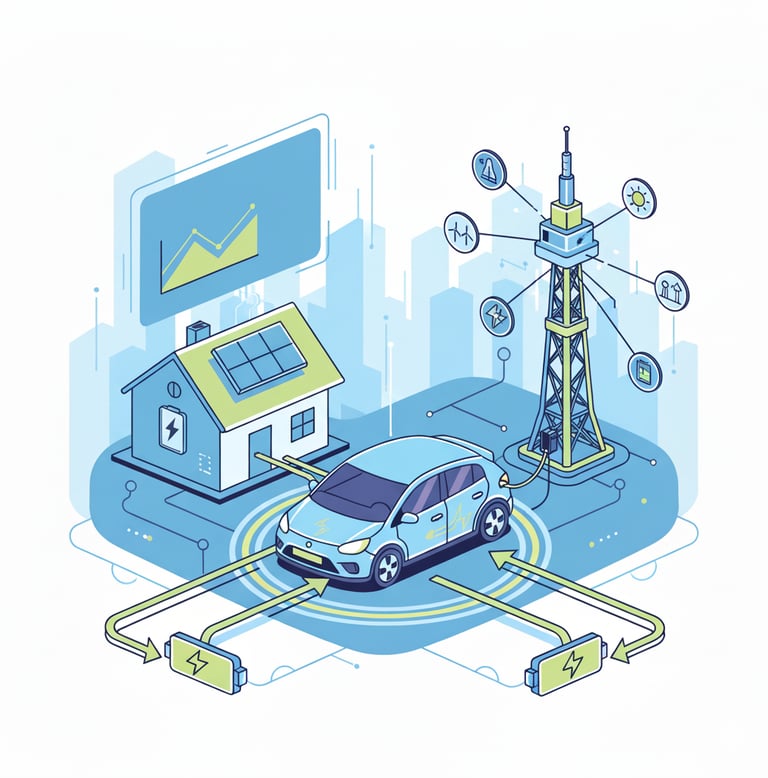 AUTO ELETTRICHE E V2G: QUANDO L’AUTO DIVENTA UNA BATTERIA SU RUOTE
