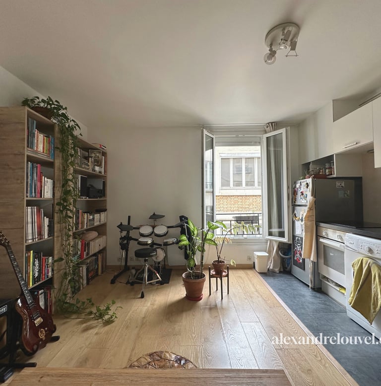 Appartement lumineux avec cuisine