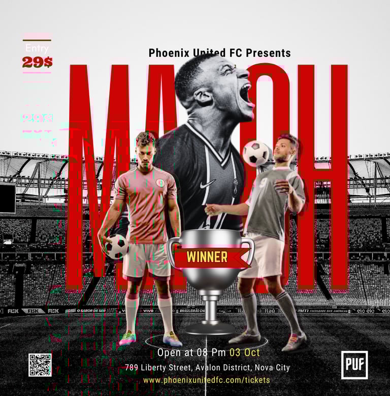 Social Media Post Design For Football Club