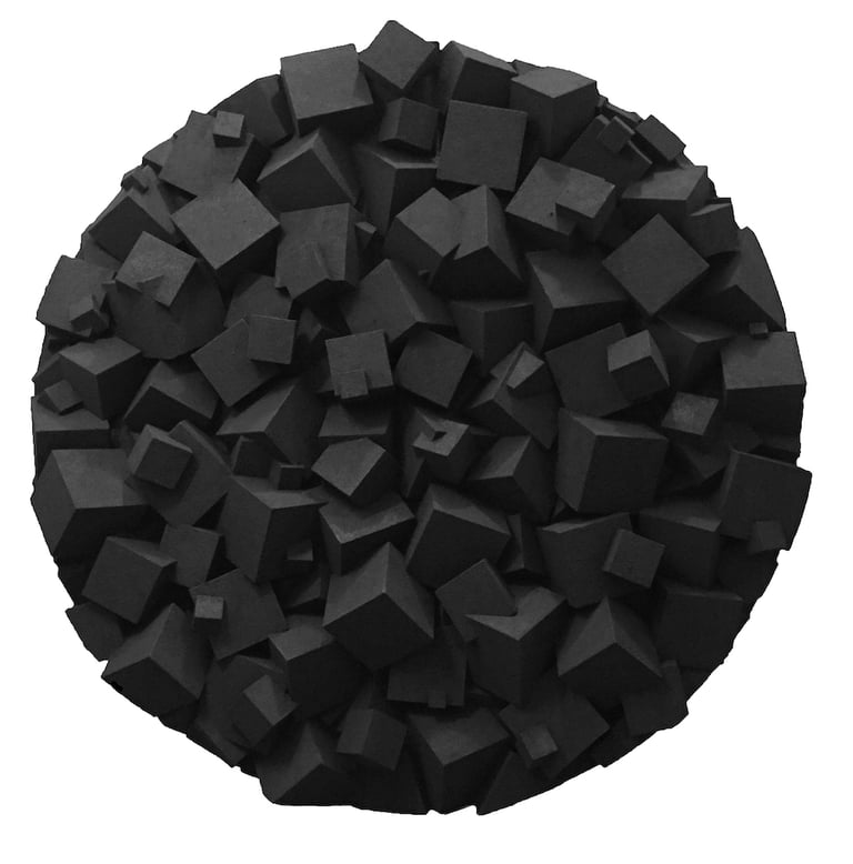  Wall Pyrite sculpture by Stanislas Garaud