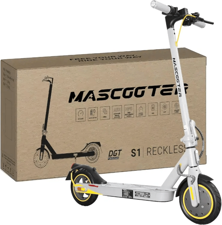 MASCOOTER S1 Reckless | Patinete Eléctrico Adultos Homologado DGT 