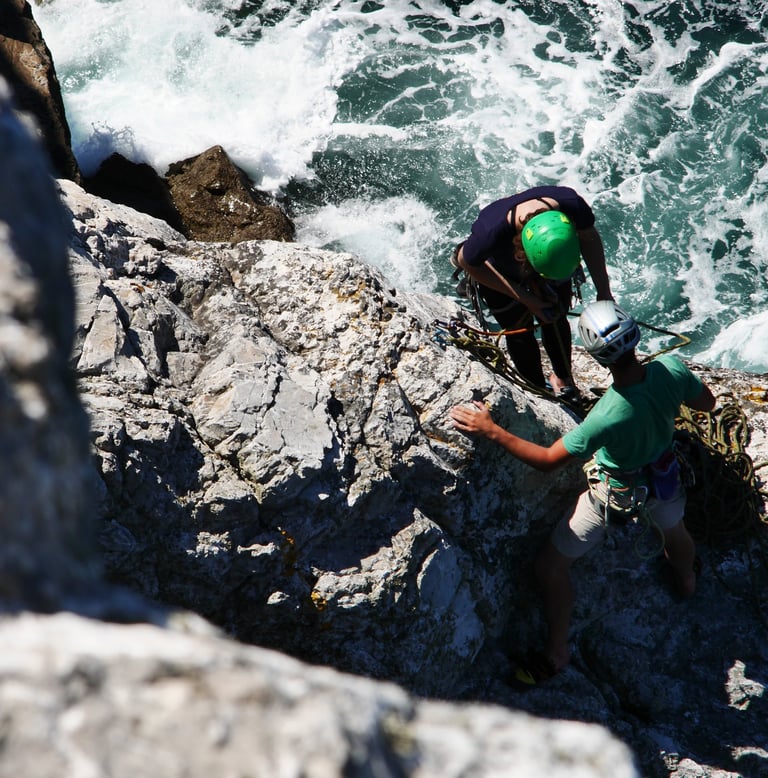 stage escalade en bretagne