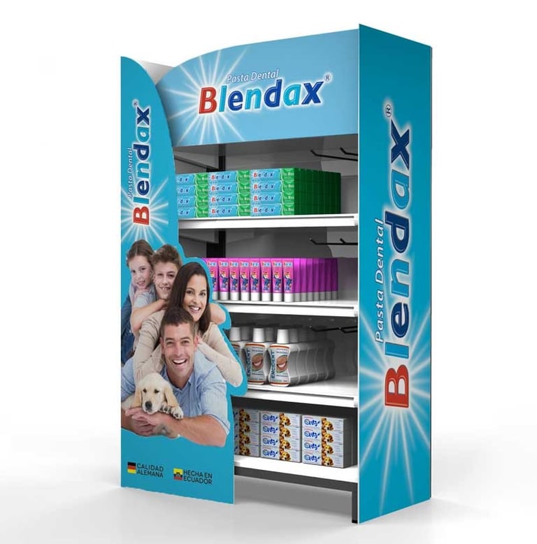 Cabecera de Percha Blendax