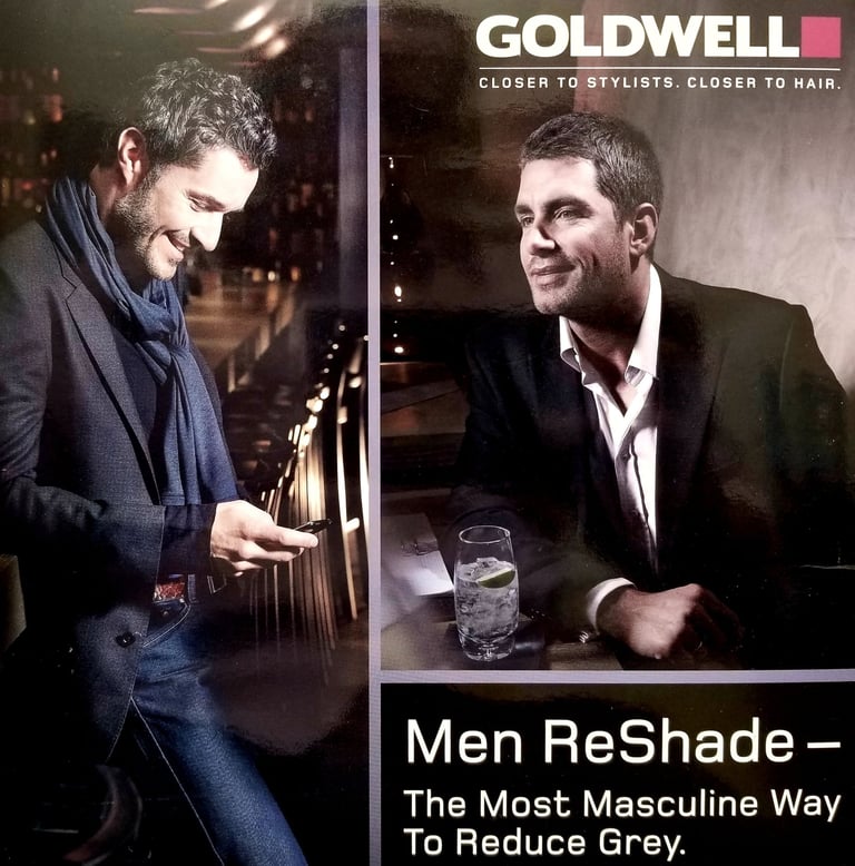 Goldwell Hair Color Reshade for Men - MR SAM SALON a Goldwell Hair Salon