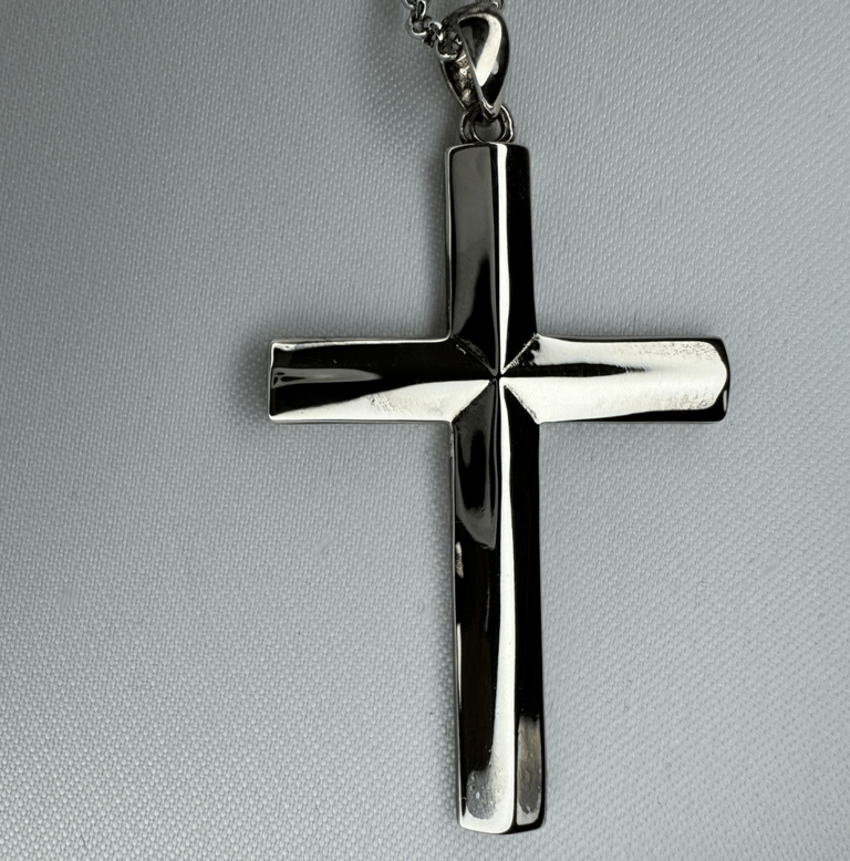 Sterling Silver Heavy Cross Pendant
