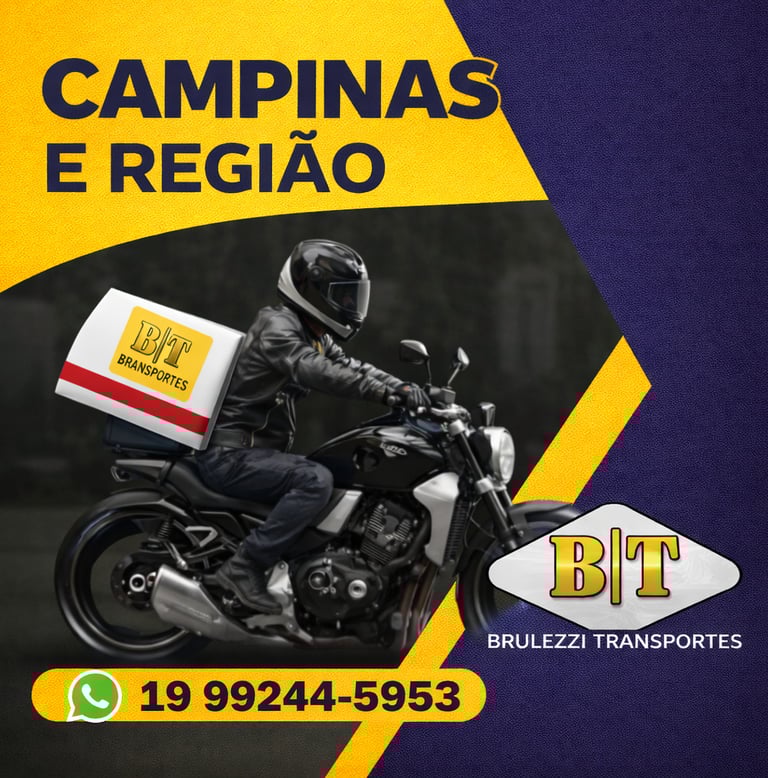 Motoboy em Campinas e região com entrega rápida – Brulezzi Transportes