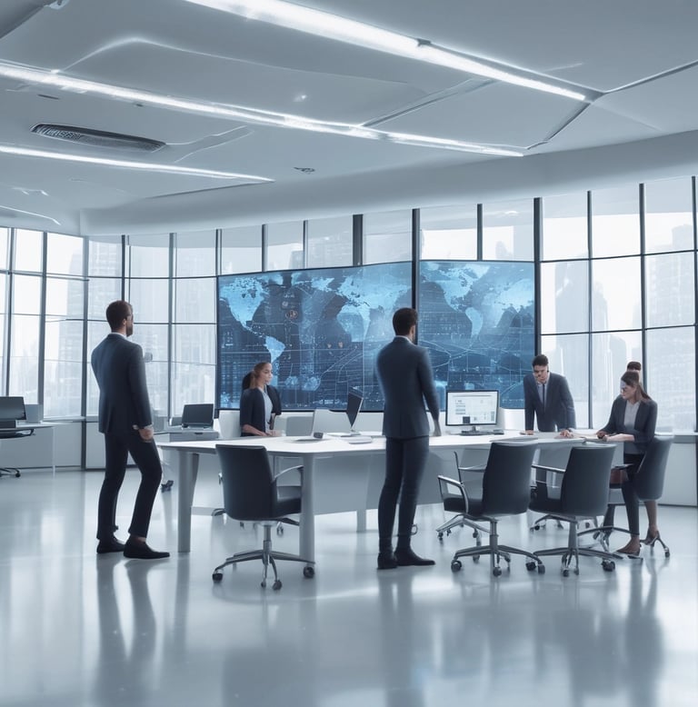 photo of white staircase