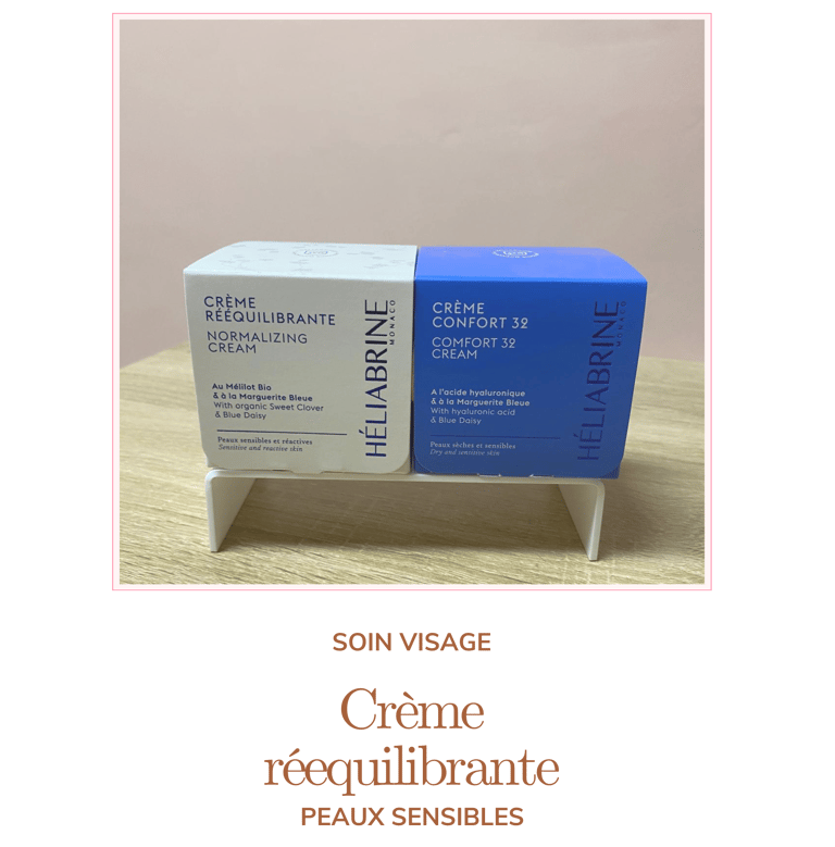 soin visage ( crème réequilibrante) de chez Christelle Masso SPA et beauty