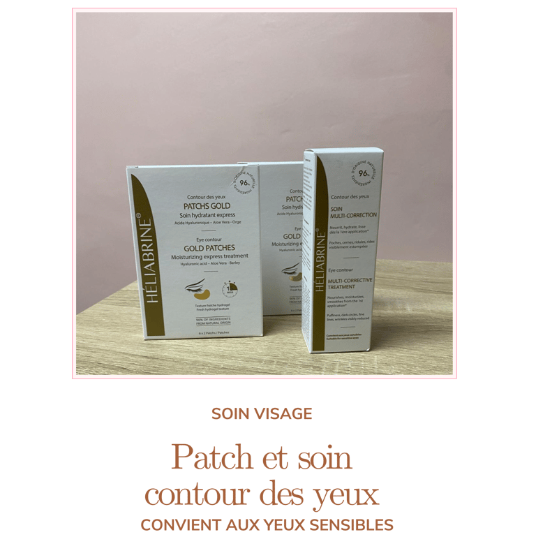 soin visage (patch et soin contour des yeux) chez Christelle Masso SPA et beauty
