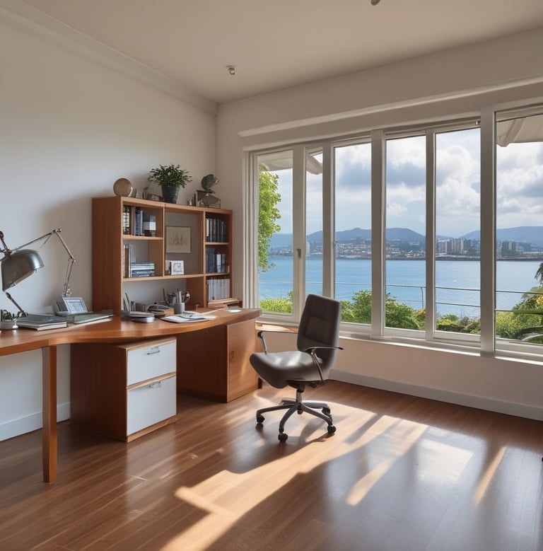 bureau nettoyé baie de Fort de France