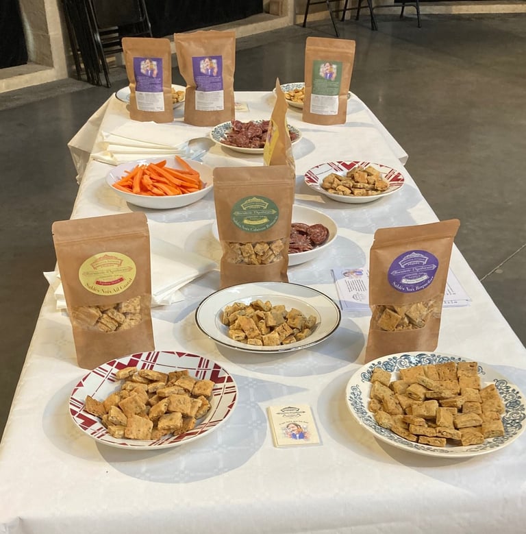 Apéritif cocktail avec les biscuits artisanaux de la Biscuiterie de l'Apothicaire