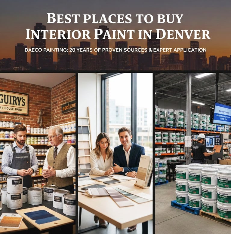 DAECO Painting’s guide to sourcing premium finishes like Farrow & Ball and Romabio Limewash at Denve