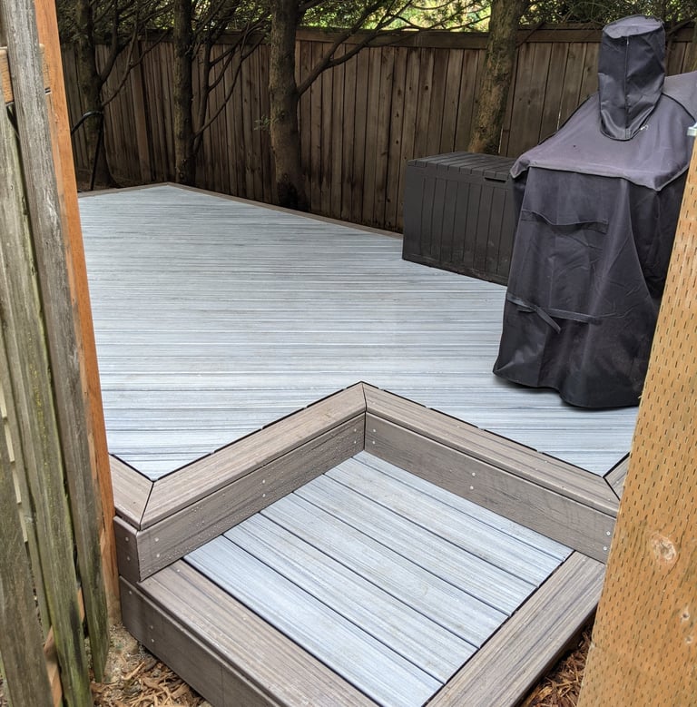 Trex composite decking