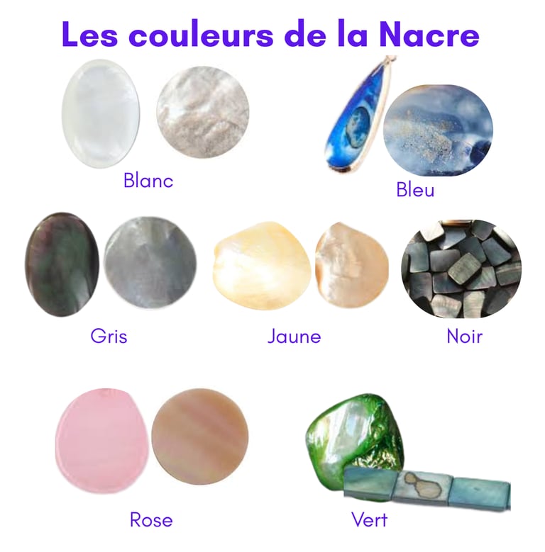 Les couleurs de la Nacre bijoux Les Couleurs de Lo