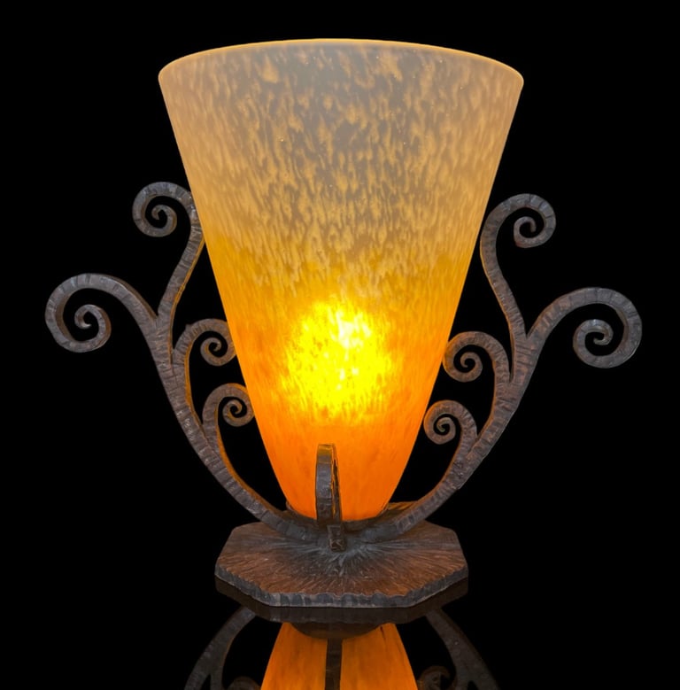 Lampe Art Déco Schneider