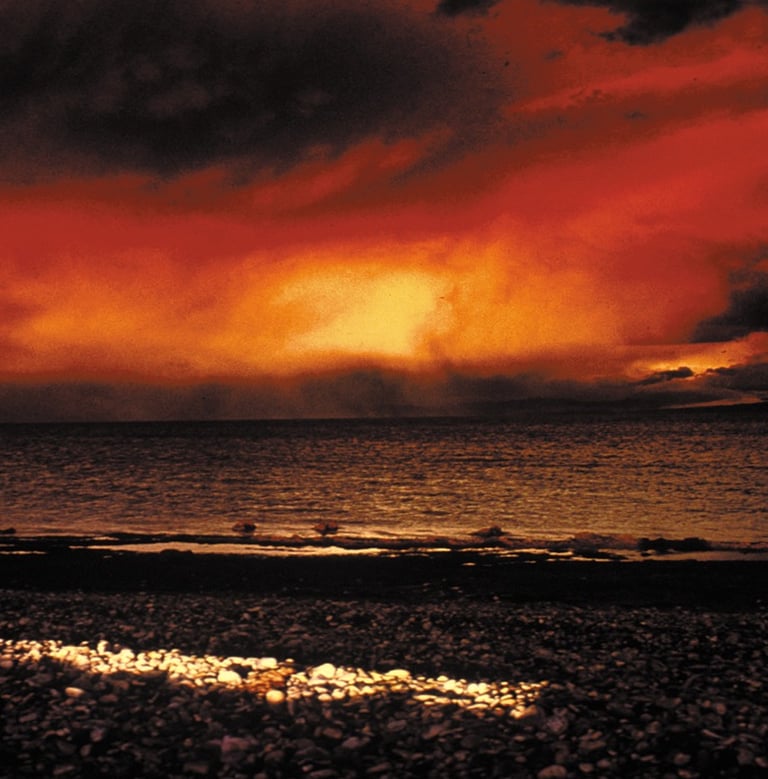 tempesta sul lago Mansarovar