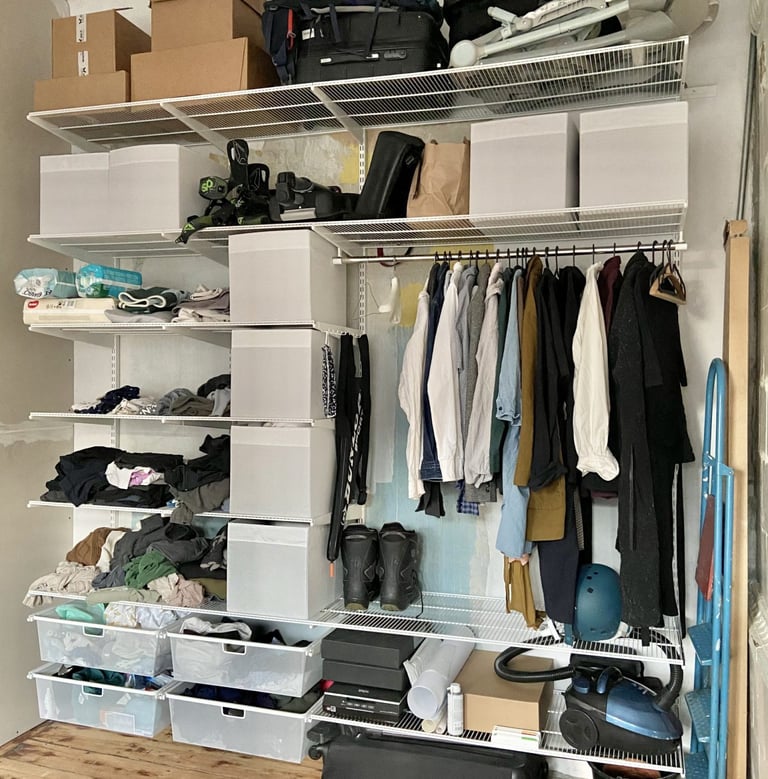 Elfa drabužinių sistema | Elfa wardrobe | lentynu-sistemos.lt