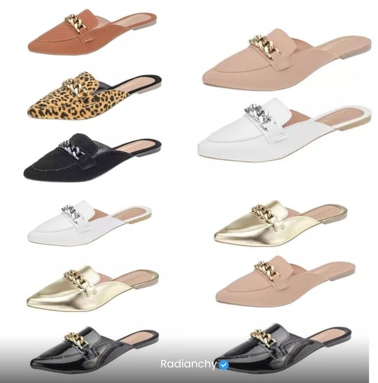 MULE FEMININO ELEGANTE