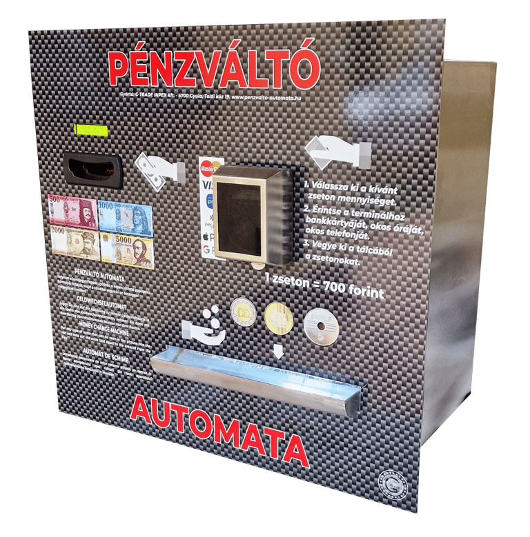 Falba szerelhető 3 féle érmés