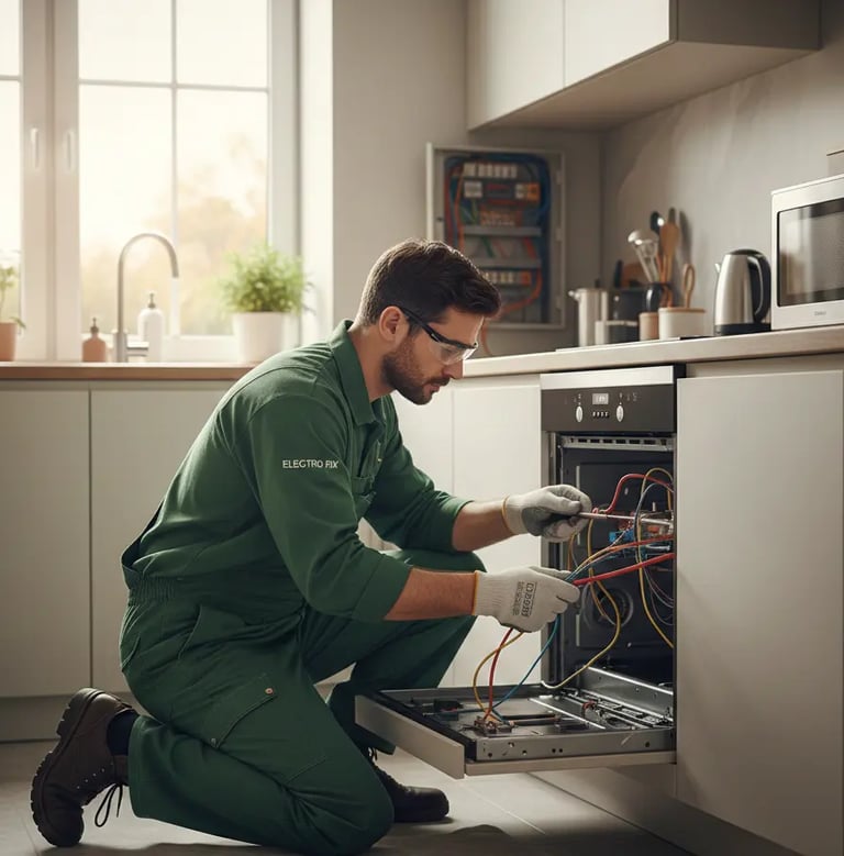 Electrician Alum Rock repairing electric cooker