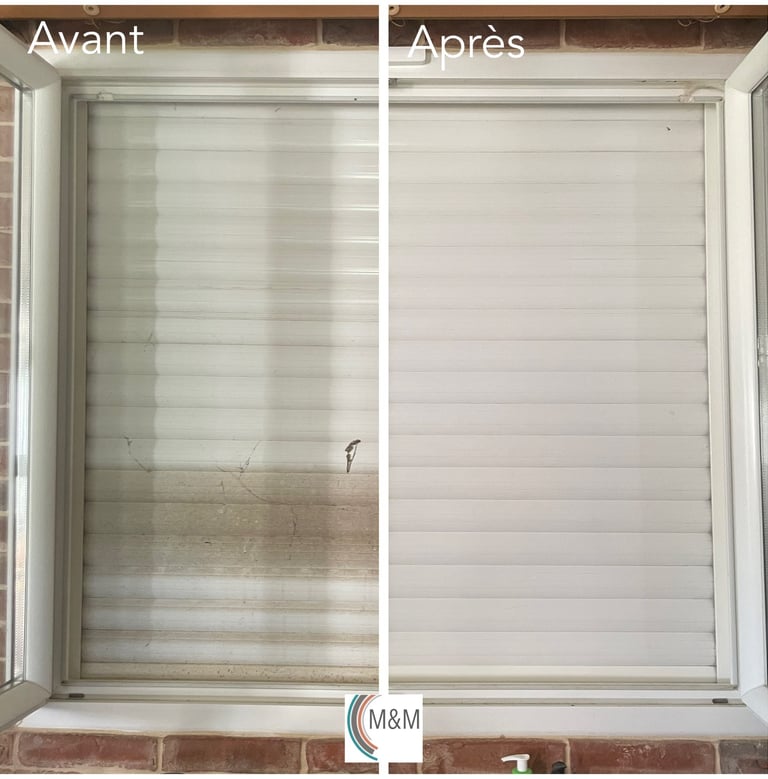 Avant après remise en état de volets roulants Montville M&M