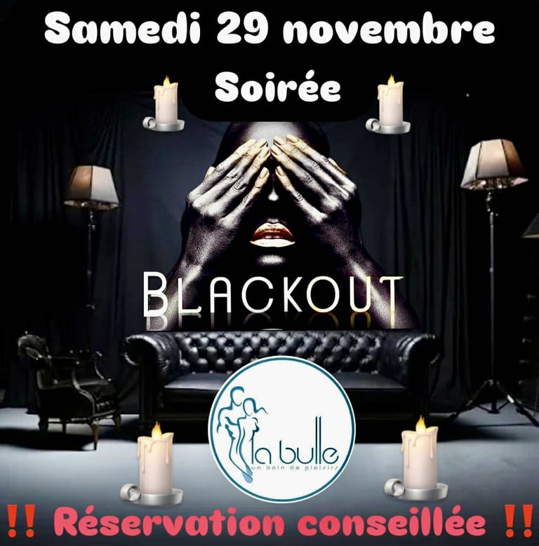 La Bulle Sauna Soirée blackout