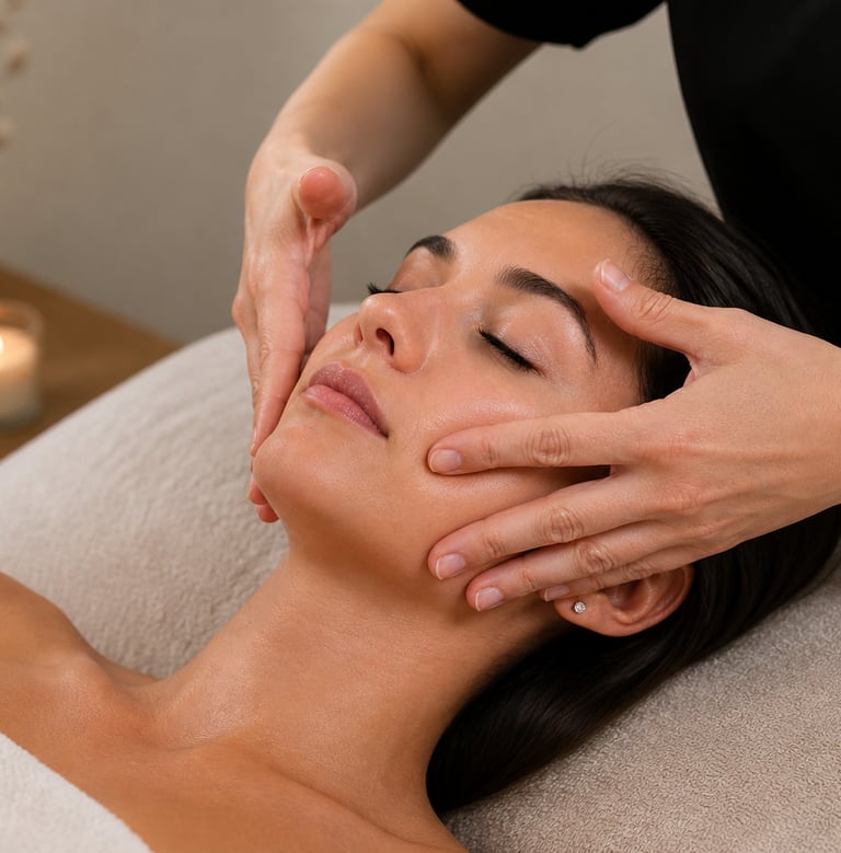 Soin visage réalisé chez Fée Pour Vous à Roquefort