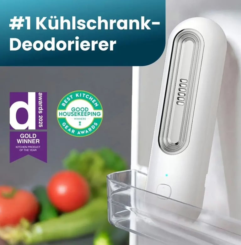 Ozoori O3 Luftreiniger Gerät zur Verlängerung der Haltbarkeit von Lebensmitteln im Kühlschrank
