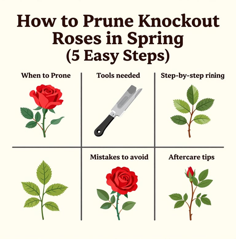 How to Prune Knockout Roses in Spring (5 Easy Steps)