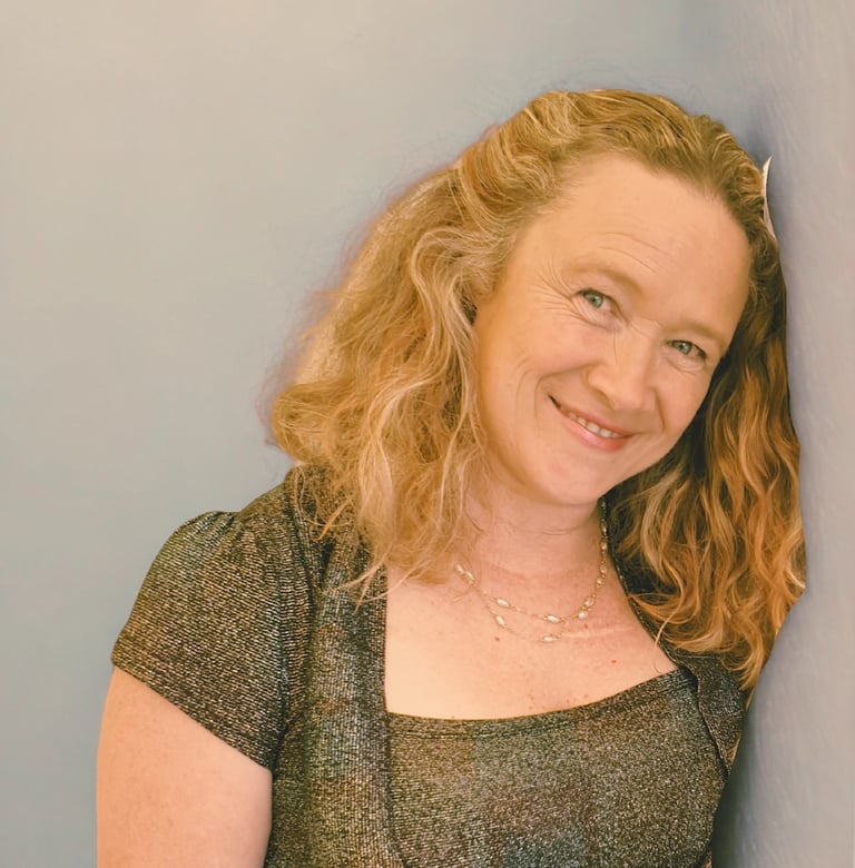 Maree Gifkins, wellness facilitator and founder of Holy Fusion—sharing heart-led healing