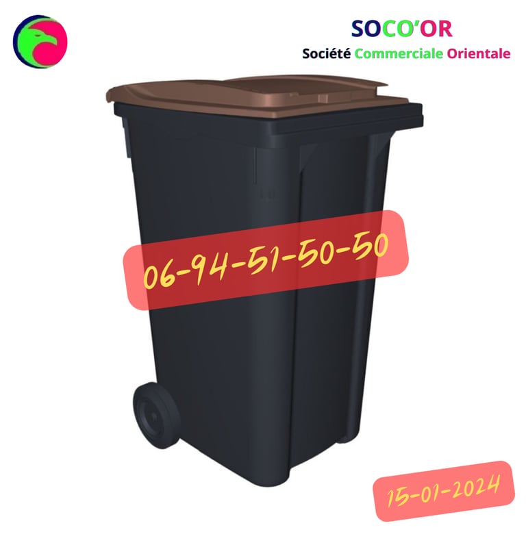 poubelle maroc prix