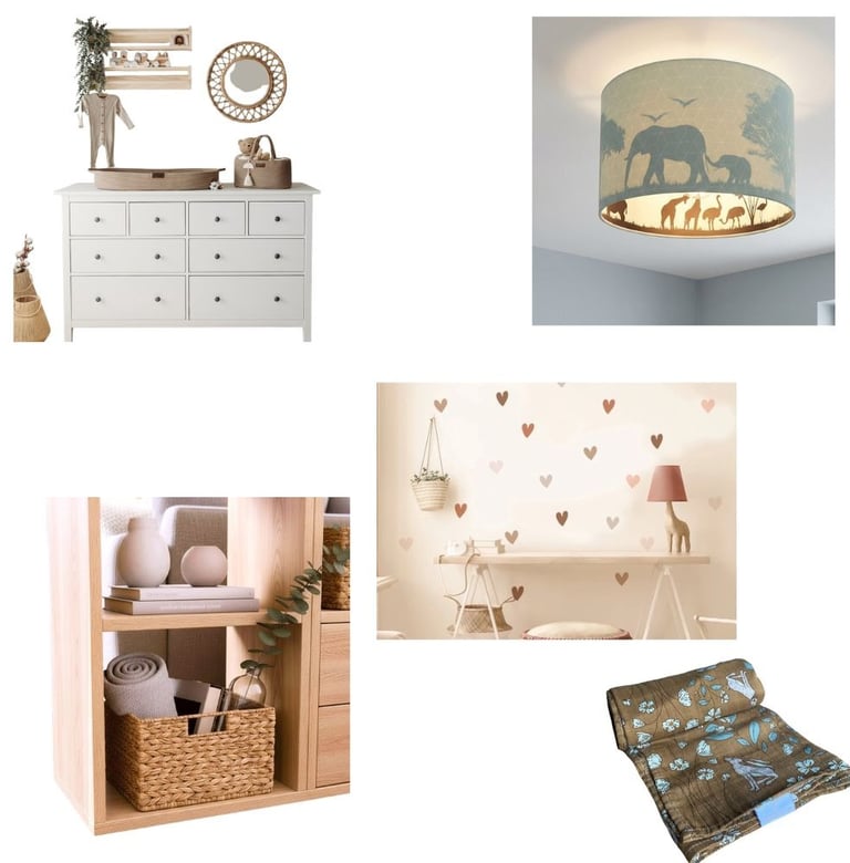 Boho-Chic slaapkamer inspiratie en interieurproducten in beige, nude stijl