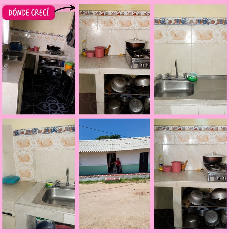 Inicio de mi historia en la cocina de mi abuela.