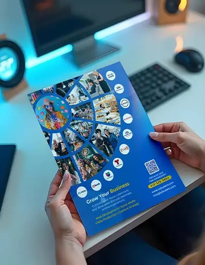 a person holding a book in their hands