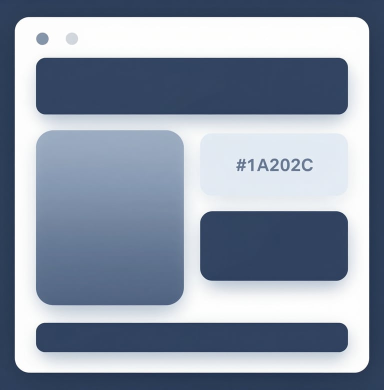 A clean and sophisticated UI design of a game menu, featuring translucent panels and minimalist buttons. Sophisticated use of #1A202C and #A7BCCB tones. Engaging and professional layout.