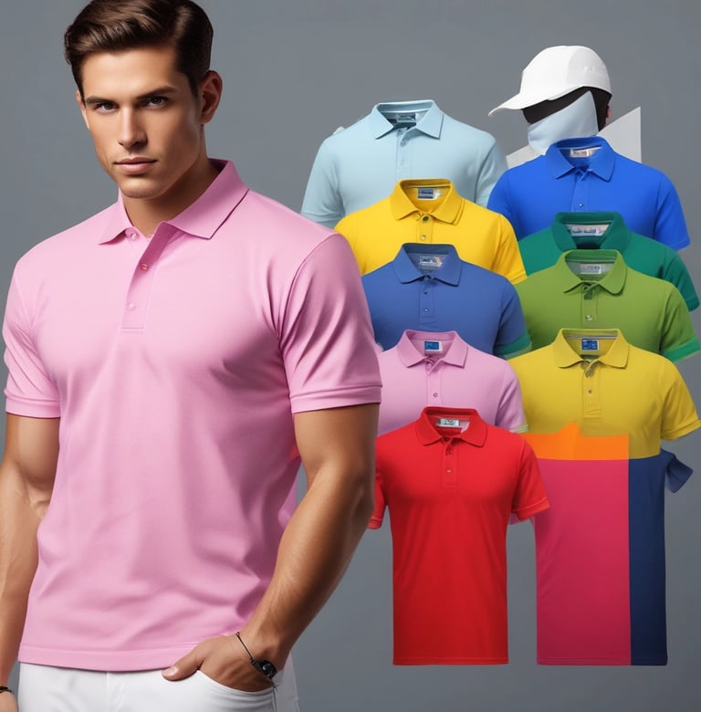 green crew neck shirt and gray crew neck shirt