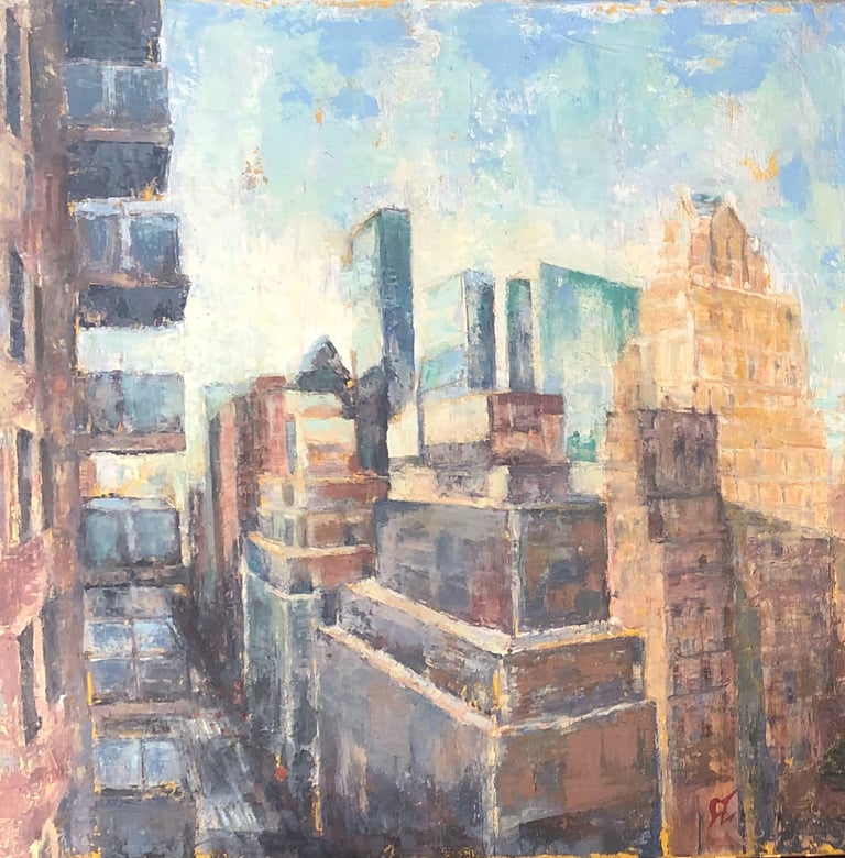 sybille ingold peintre new york 42e street 1