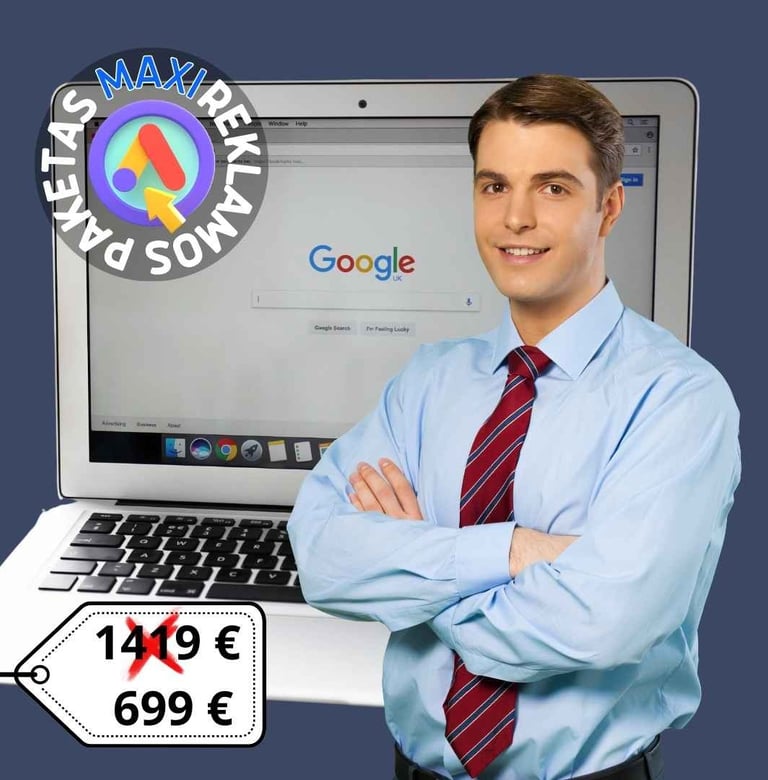 Google reklamos paketas MAXI