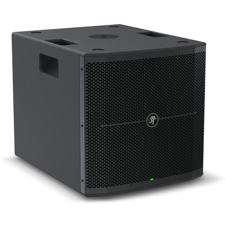 Subwoofer Mackie Thump115S de 15 pulgadas, vista frontal en perspectiva