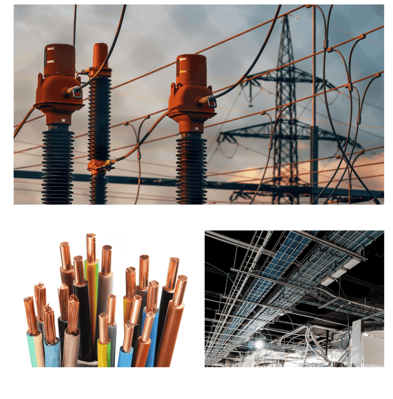 Soluciones industriales de cableado e infraestructura eléctrica.