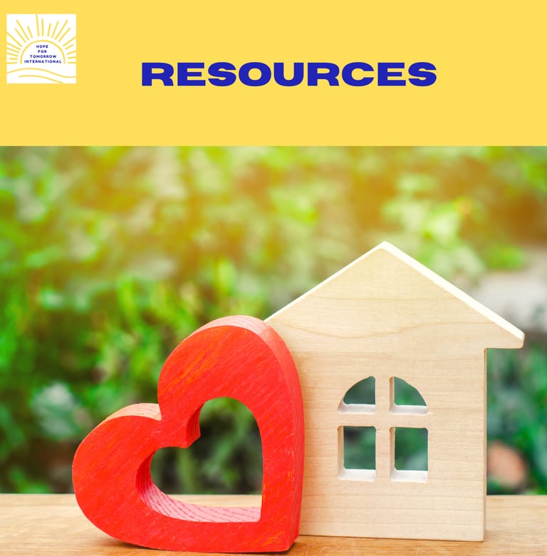 picture of heart and wooden house