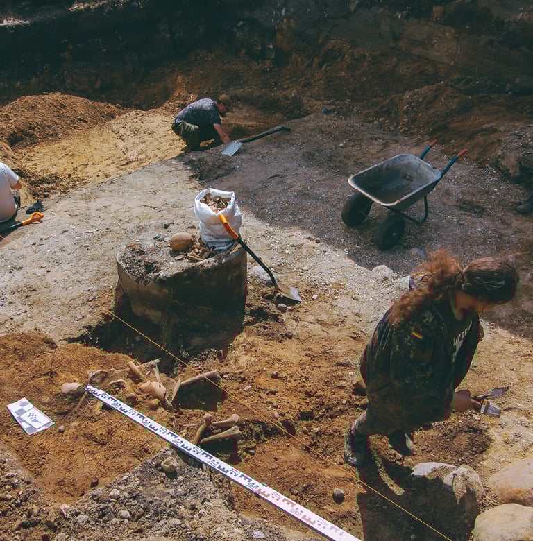 archeologiniai darbai