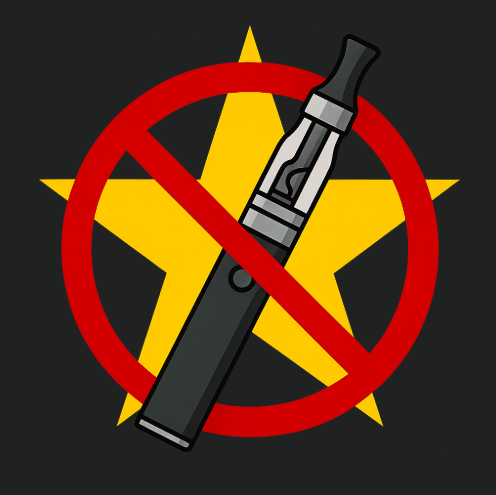 electronic cigarette prohibited