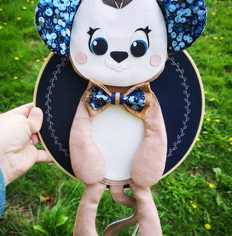 trophée singe décoration chambre enfant personnalisé 