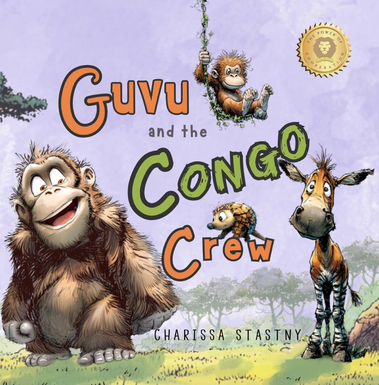 book cover - Guvu and the Congo Crew by Charissa Stastny