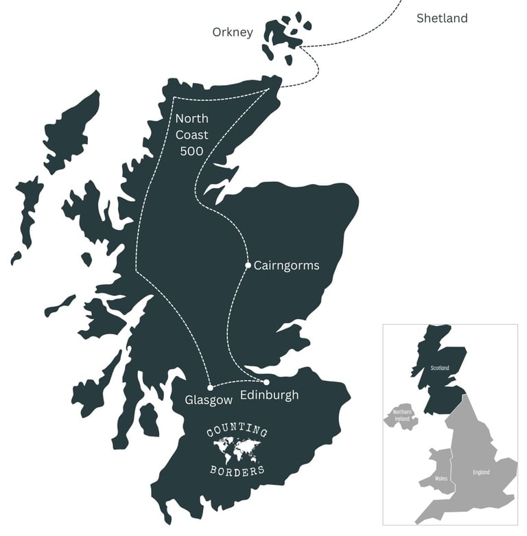 Scotland road trip itinerary