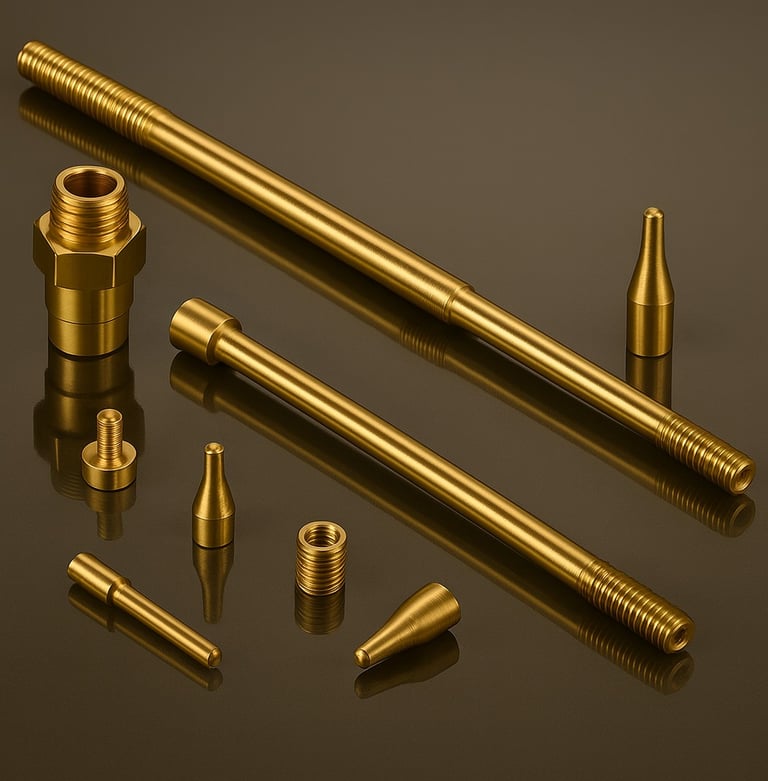 Brass Sliding Head Components