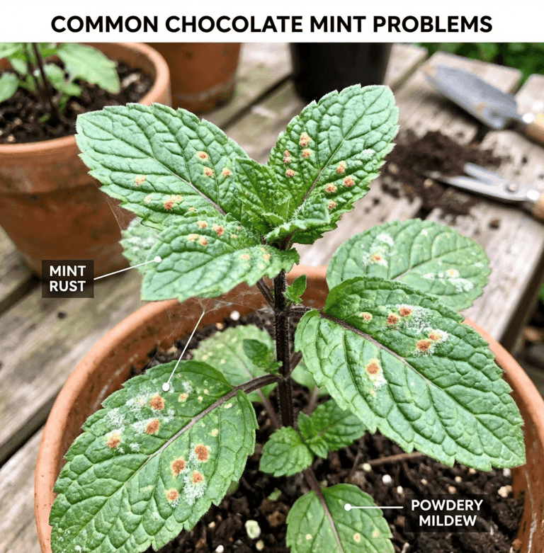 Common Chocolate Mint Problems